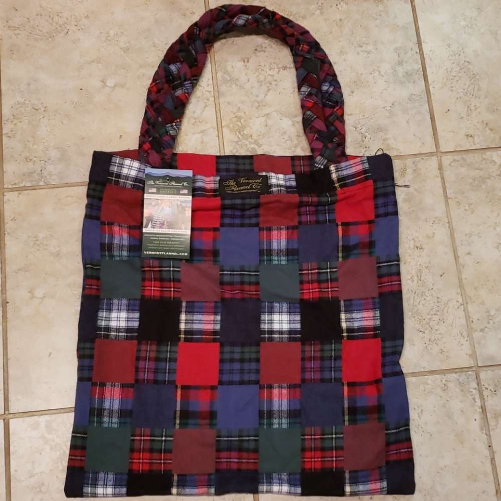 Flannel tote